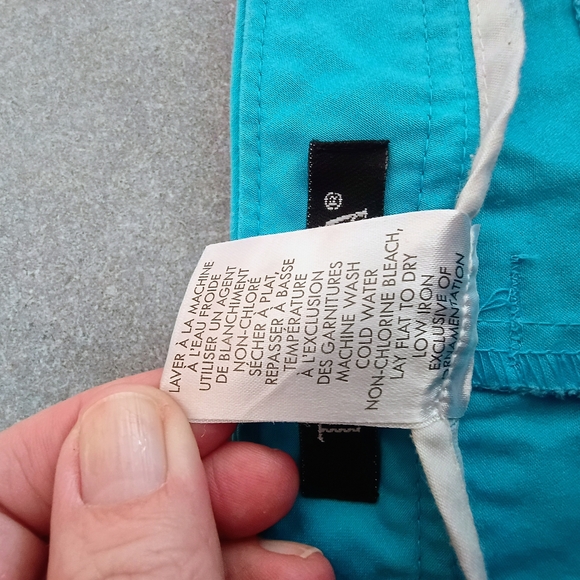 Tribella Bermuda Shorts Womens Size 16 Teal Blue Stretch Mid Rise Summer Golf - Picture 9 of 9